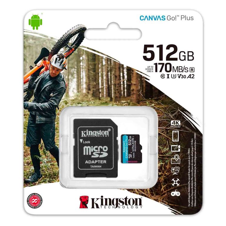 Memoria Micro SD De 512GB GO PLUS 170MBS