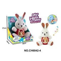 GENERICO - Peluche Interactivo Conejito Blanco