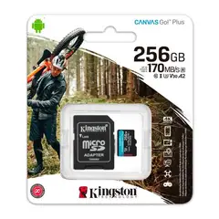 KINGSTON - Memoria Micro SD De 256GB GO PLUS 170MBS