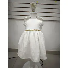 BANNITAS - Vestido de fiesta para niñas Camila perla T6M