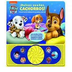 PI KIDS - Libro Dulces Sueños Cachorros Proyector de Estrellas Patrulla Canina