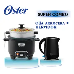 OSTER - Combo de Olla Arrocera + Hervidor