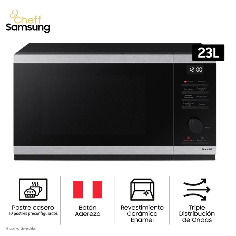 Horno Microondas Cheff 23L MS23DG4504ATPE