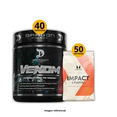 UNIVERSE NUTRITION - Preentreno Venom Dragon pharma + Creatina Myprotein de 250gr