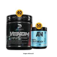 UNIVERSE NUTRITION - Preentreno Venom Dragon pharma + Creatina ADN de 250gr