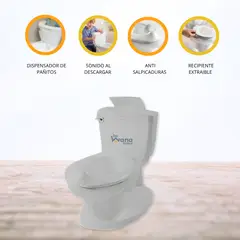 SUMMER INFANT - Bacín con asiento de baño «MY SIZE POTTY»