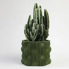 GENERICO - Porta maceta MA-Z Spin N9 color Verde Olivo