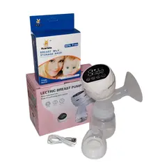 GENERICO - Pack Premium Extractor de Leche Eléctrico Portátil Blanco + Bolsas Recolectoras