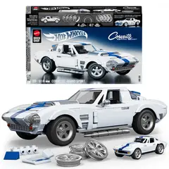 HOT WHEELS - Corvette Grand Sport Set de construcción MEGA BLOKS