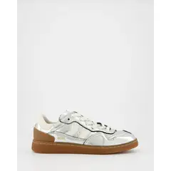 COOLWAY - Zapatillas de mujer goal silver mirror Plateado
