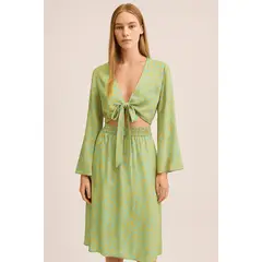 AMA OUTFITTERS - SET BLUZON Y FALDA HINDU