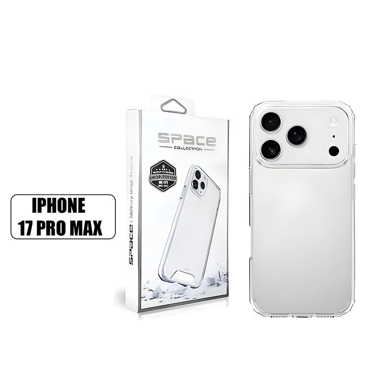 Space Case Para Iphone 17 Pro Max Transparente