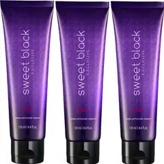 CYZONE - Pacx 3 Crema Perfumada Corporal Sweet Black Exclusive