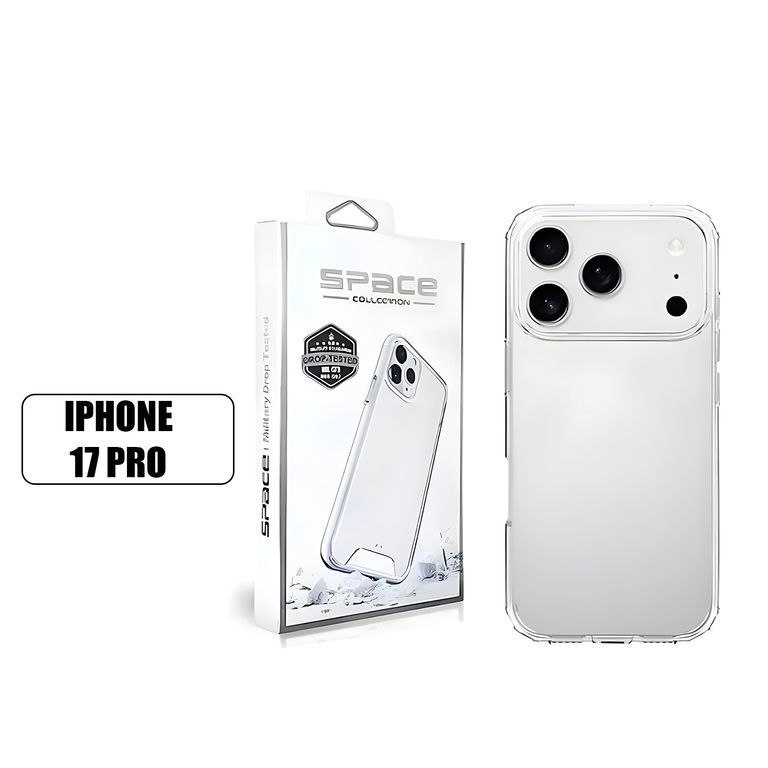 Space Case Para Iphone 17 Pro Transparente