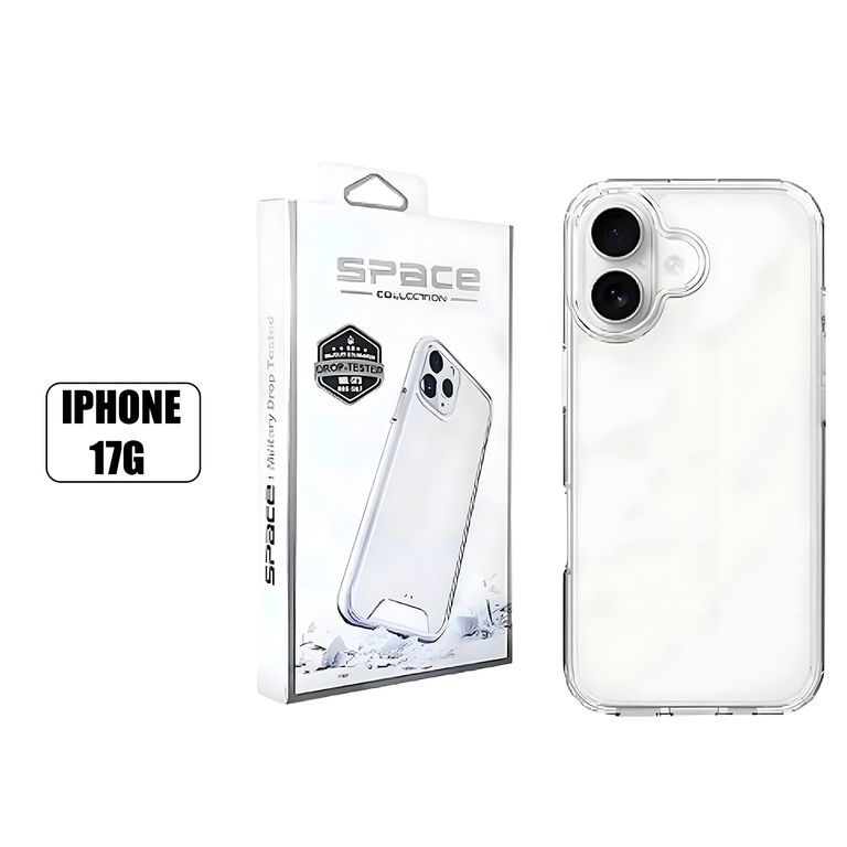 Space Case Para Iphone 17 Transparente