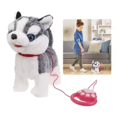 GENERICO - PELUCHE PERRO SIBERIANO - INTERACTIVO MUSICAL CON MOVIMIENTO