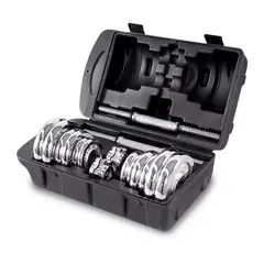 GENERICO - Set De 20Kg Pesas Cromadas