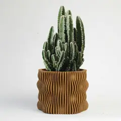 GENERICO - Porta maceta MA-Z Spin N9 color Madera