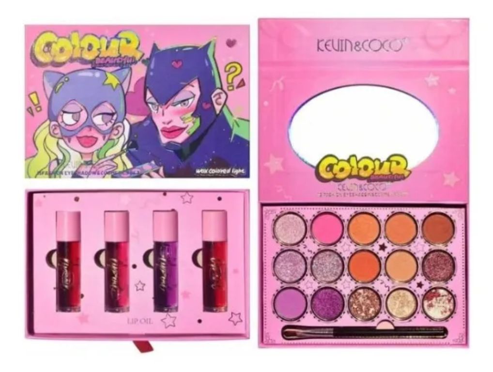 BOX PALETA DE SOMBRAS PARA OJOS con Labiales