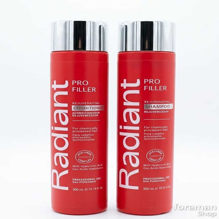 Shampoo Radiant Pro Filler 300 ml + Acondicionador 300ml