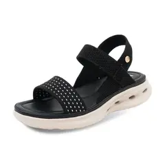 STHEF - SANDALIA MUJER CASUAL NEGRO 8151