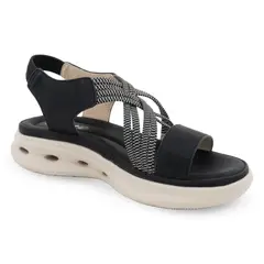 STHEF - SANDALIA MUJER CASUAL NEGRO 8150