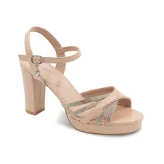 STHEF - SANDALIA MUJER FIESTA BEIGE 8183