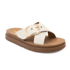STHEF - SANDALIA MUJER CASUAL BEIGE 8160