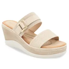 STHEF - SANDALIA MUJER CASUAL BEIGE 8209