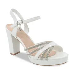 STHEF - SANDALIA MUJER FIESTA BLANCO 8183