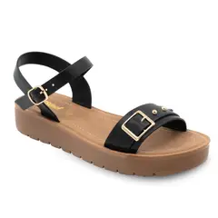 STHEF - SANDALIA MUJER CASUAL NEGRO 8157