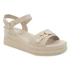 STHEF - SANDALIA MUJER CASUAL BEIGE 8178