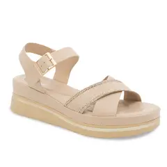 STHEF - SANDALIA MUJER CASUAL BEIGE 8177