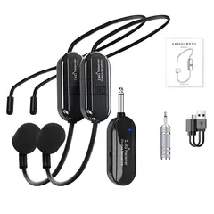 GENERICO - Micrófono Diadema 24G Recargable con Reducción de Ruido para Profesores y Cantar