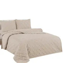 CASATEX - Cubrecama + Juego de Sabanas 100% Algodón 2plz