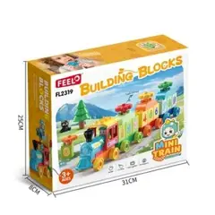 GENERICO - Set de Bloques de Construcción Mini Tren 40 Piezas