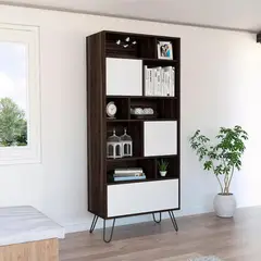 DIBA MUEBLES - Librero Biblioteca Exclusivo Duke