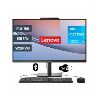 LENOVO - PC AIO V100 Intel Core i3 N305 24 " FHD 8GB SSD 512GB