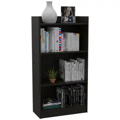 FMFURNITURE - Biblioteca Estante 4 Repisas Fm-009N Negro