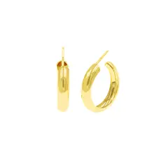 BALIQ - Argollas Caña Goldensilver