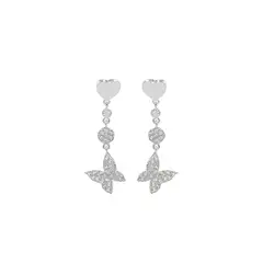 BALIQ - Aretes Mariposa Plata 925