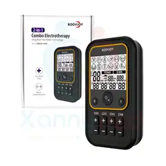 TENS - ELECTROESTIMULADOR + EMS DE 4 CANALES - RECARGABLE