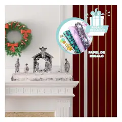 ANIMALIA - Nacimiento Luminoso para Sala en Cristalino Y+Papel Regalo