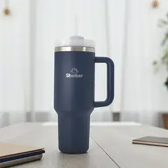 SHELTER - Pro Cup Navy Blue 1180ml 40oz de Acero Inoxidable