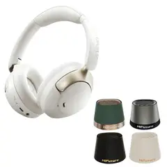 QCY - Combo audífonos H3 Pro Blanco + Parlante Hifuture Mega S