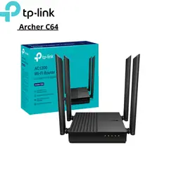 TP LINK - ROUTER TP-LINK Archer C64 AC1200 2BAND 4antenas