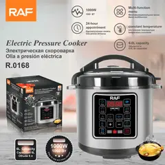 RAFF - Olla a Presión Eléctrica – 1000W / 6L
