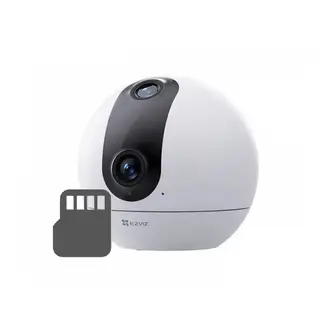 EZVIZ - CAMARA DE SEGURIDAD CON DOBLE LENTE C60p DUAL MIX 2K + MEMORIA MICROSD 128GB DE REGALO