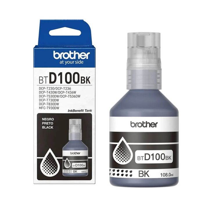 Tinta Negro 108ml - BTD100BK original
