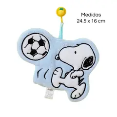 SNOOPY - Toalla seca manos deportivo Fultbol